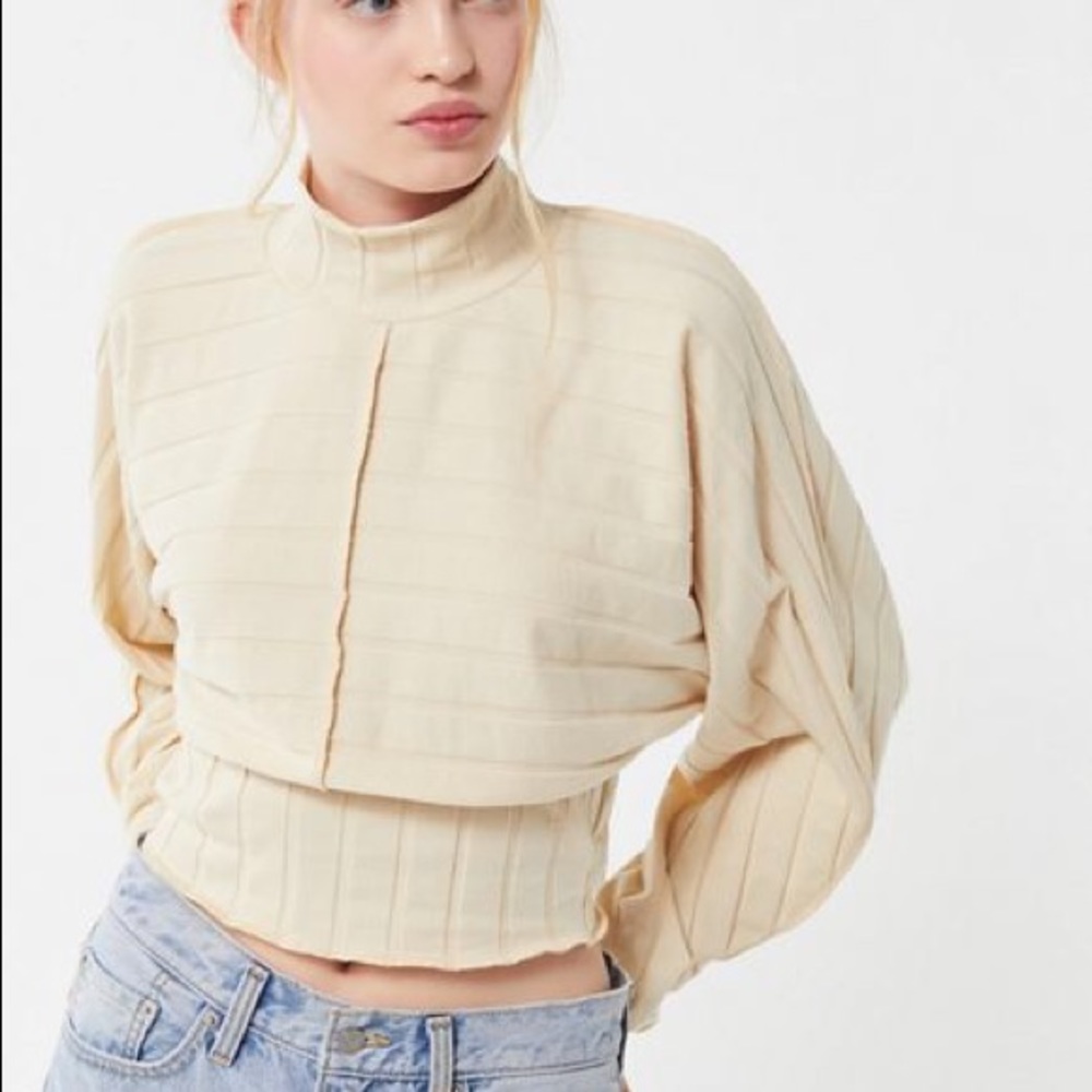 Urban Outfitters Cropped Turtleneck Sweater
